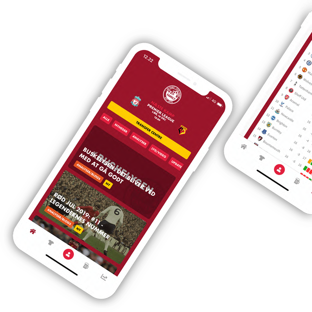 Redmen Family app og hjemmeside udviklet af Unlimited World